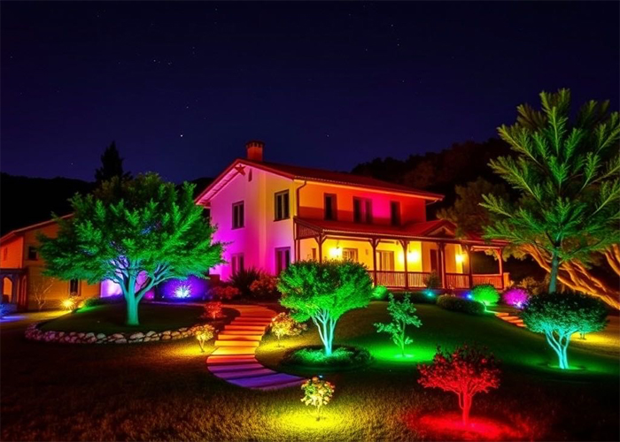 NIGHT BUILDING COLORING EFFECT